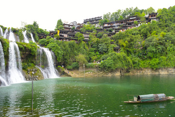 芙蓉镇 湘西建筑 湘西古镇