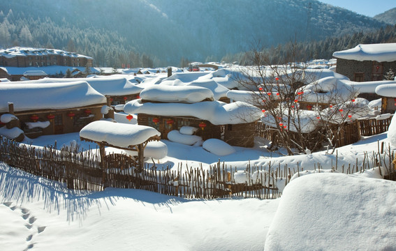 雪乡风光 雪景