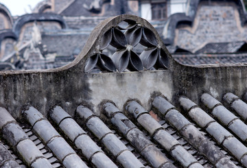 自贡仙市 古建筑 黑白