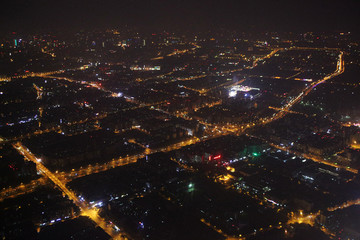 成都夜景 俯瞰