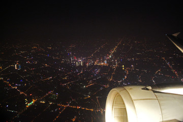 成都夜景 俯瞰