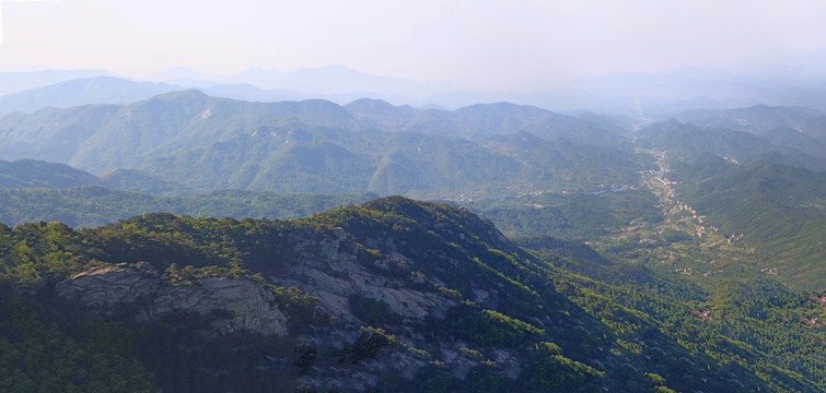 连绵大山 麻城龟峰山 宽幅高清