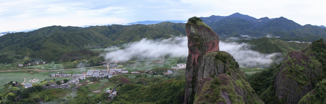 通天岩 通天寨全景