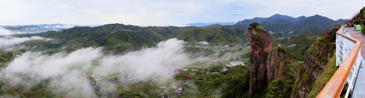 通天寨观景台露营 全景图