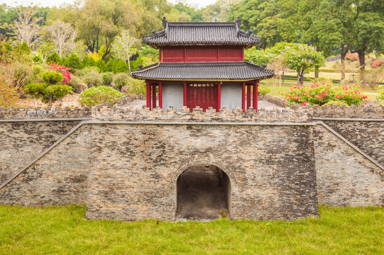 宛平城城楼 微缩景观