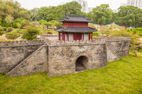 宛平城城楼 微缩景观