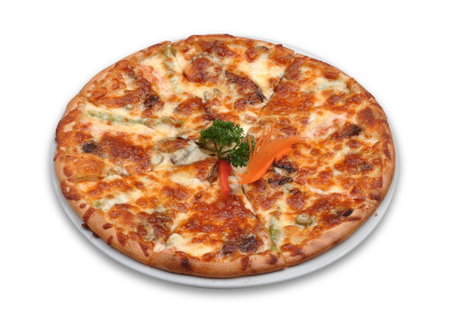 芝士羊肝披萨 pizza