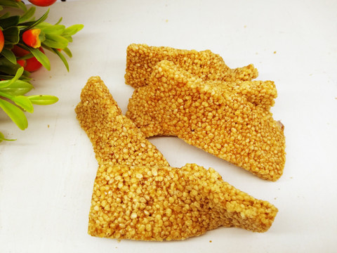 芝麻小米果 零食