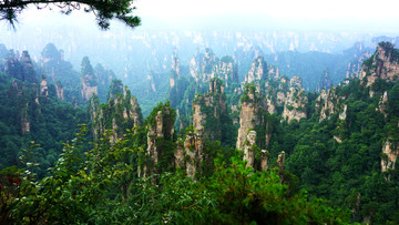 天子山风景