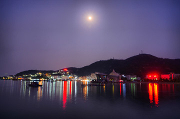 月夜桂山港