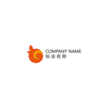 创意橙子logo设计