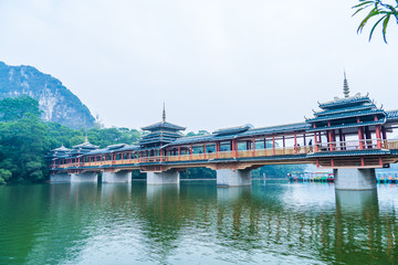 柳州龙谭公园风雨桥