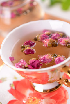 玫瑰花茶