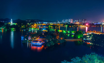 惠州西湖夜景