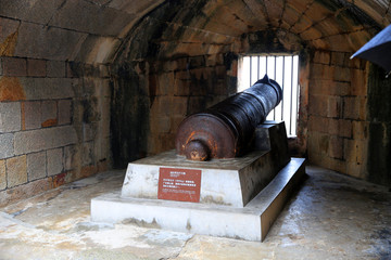 虎门 炮台 古迹 城墙 遗址