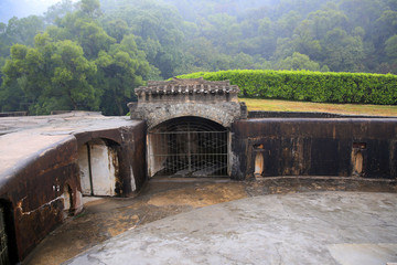 虎门 炮台 古迹 城墙 遗址