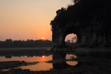 象鼻山早霞