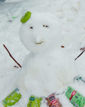 冬天小雪人