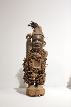 非非洲洲木雕铁艺人体