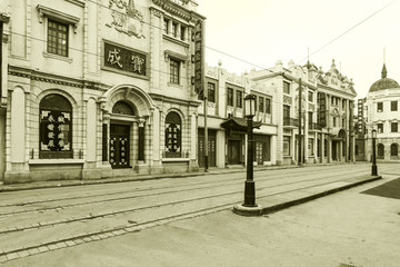 老上海建筑 老上海 怀旧老场景