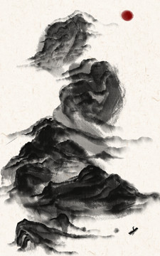 新中式山水画