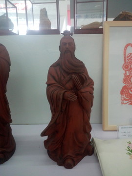 刘备陶瓷人物像