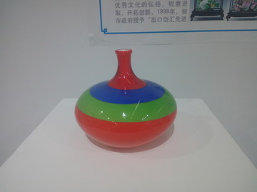 彩色陶瓷瓶