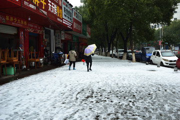 南方雪景