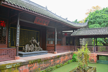 眉山三苏祠 木假山堂