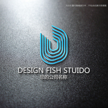 d字母logo设计 字母d标志
