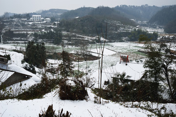 南方雪景 雪景