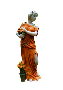 西洋古典美女雕塑