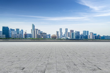 杭州钱江新城城市广场和建筑景观