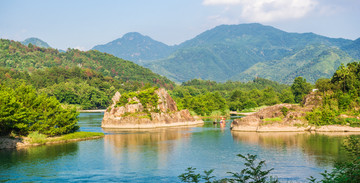 山水风光 山景 湖泊