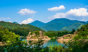 山水风光 山景 溪水 青山