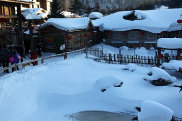 中国雪乡 雪景