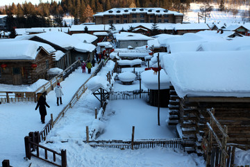 雪乡风景 中国雪乡 雪景