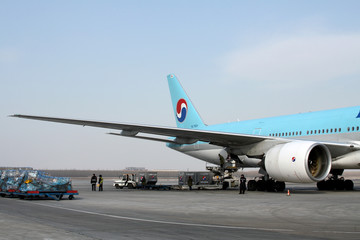 大飞机 大韩航空 波音B777