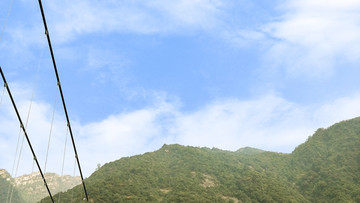 蓝天白云 韶关云门山风景