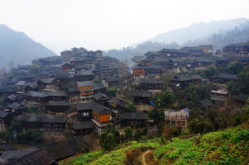 贵州黔东南西江雷山千户苗寨