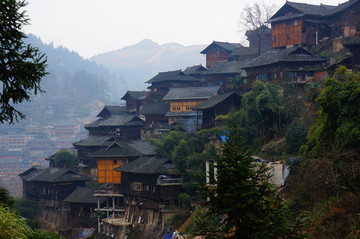 贵州黔东南西江雷山千户苗寨