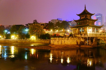 贵州贵阳甲秀楼夜景