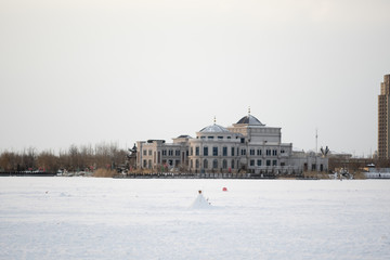 雪后银川