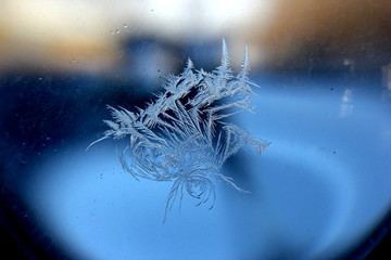 冰凌窗花 雪花霜花 冰霜 底纹