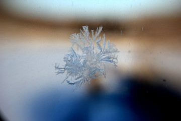 冰凌窗花 雪花霜花 冰霜 底纹