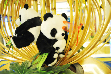 熊猫装饰品