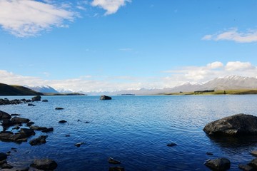 新西兰蒂卡波湖风光