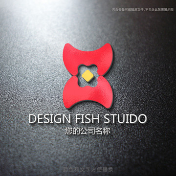 金融logo设计 铜钱标志