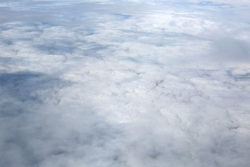 航拍俯视层级云