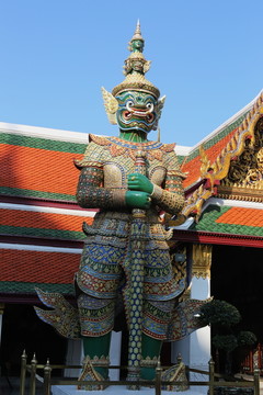 泰国门神罗莎雕像